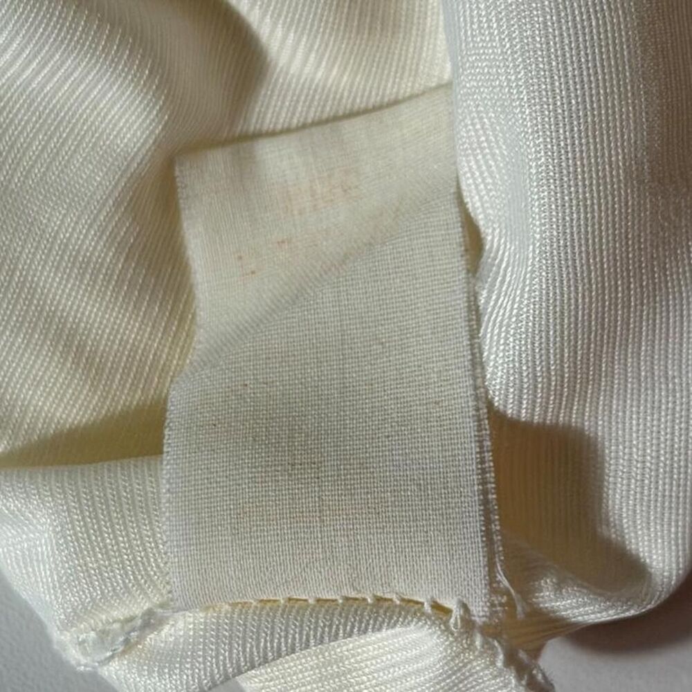 Vintage 60s/70s ivory slip skirt - Picture 4 of 6